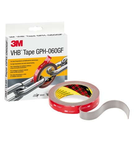 NASTRO BIADESIVO IN SCHIUMA 'VHB-GPH' spessore 1,1 mm - grigio