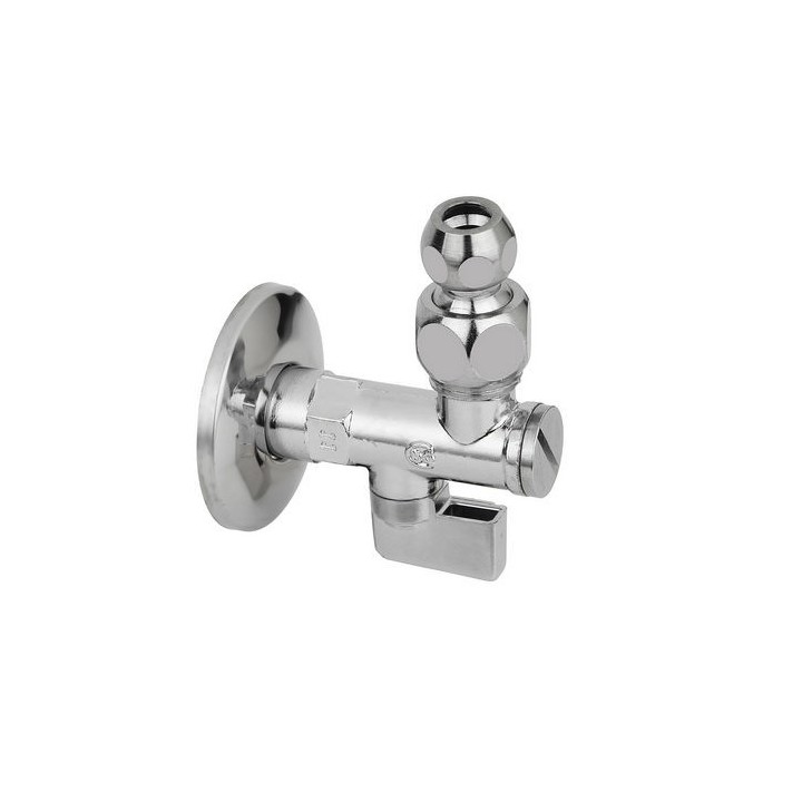RUBINETTO SOTTOLAVABO COMPACT A SFERA CON FILTRO A SNODO 1/2x10 DN 8/PN 10