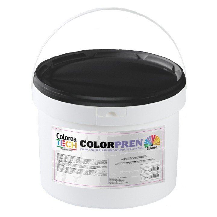 GUAINA BITUMINOSA LIQUIDA 'COLORPREN' kg. 1 - nera