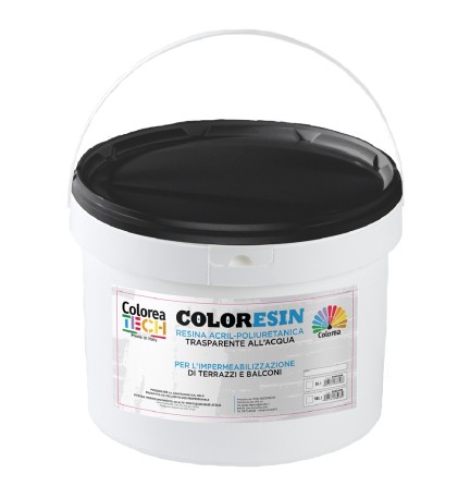RESINA ACRILPOLIURETANICA FILMANTE 'COLORESIN' lt. 1 - trasparente