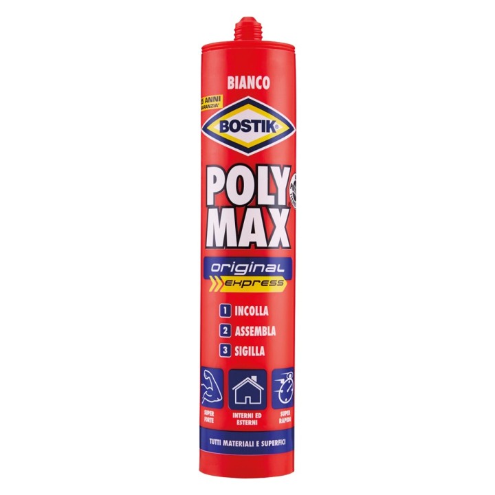 ADESIVO SIGILLANTE UNIVERSALE 'POLY MAX' ORIGINAL  gr. 425 - grigio