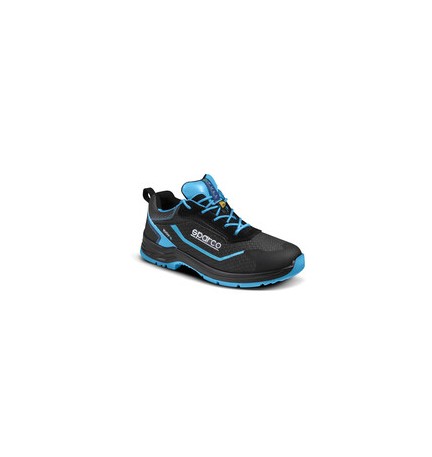 SPARCO SCARPE ASTER S3 NERO AZZURRO FLUO N.42
