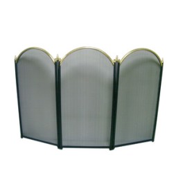 C PARASCINTILLE 3 PANNELLI 98,5X1,5X61 P/CAMINO ORO