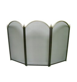 C PARASCINTILLE 3 PANNELLI 98,5X1,5X61 P/CAMINO ARGENTO