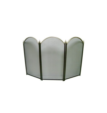 C PARASCINTILLE 3 PANNELLI 98,5X1,5X61 P/CAMINO ARGENTO