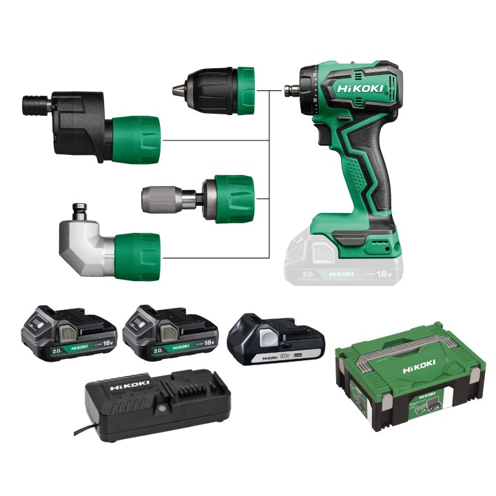 HIKOKI TRAPANO AVVITATORE DS18DDQ 18V BRUSH+1 BATT OMAG