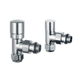 KIT VALVOLA E DETENTORE MANUALE 1/2 Bianco Opaco