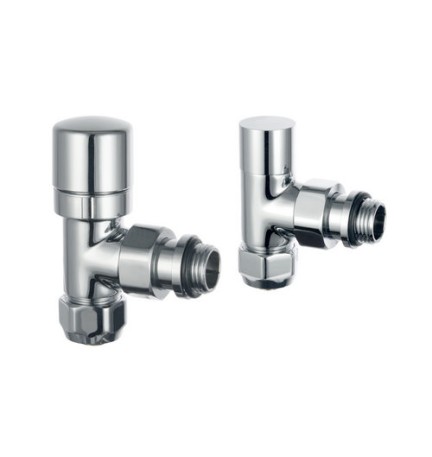 KIT VALVOLA E DETENTORE MANUALE 1/2 Bianco Opaco