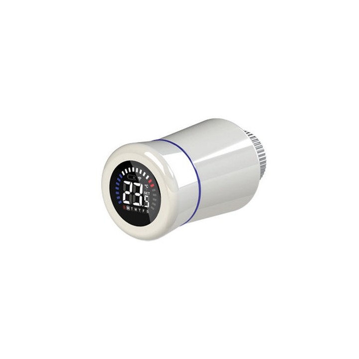 TESTA TERMOSTATICA TIEMME ELETTRONICA WIFI Bianca
