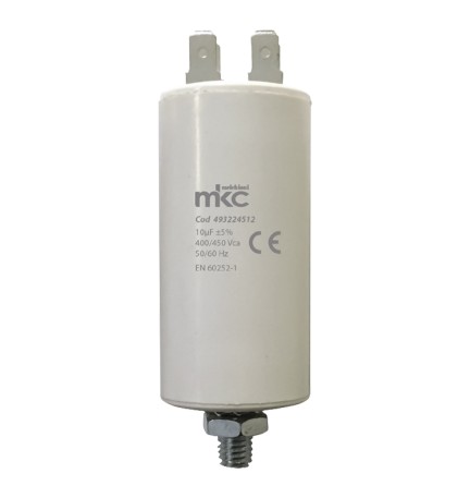 CONDENSATORE DI SPUNTO CON VITE terminale faston 25 UF - 400 / 450 V