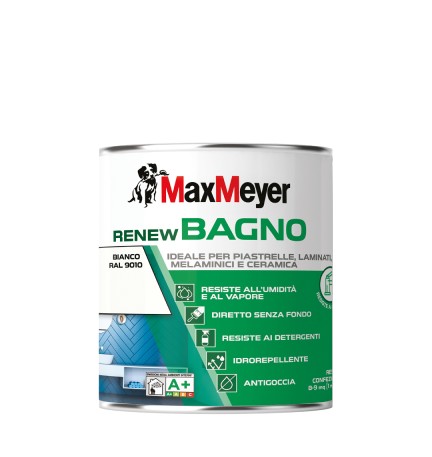 MAX RENEW BAGNO SMALTO BIANCO R9010 0,750 L