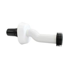 CANOTTO PER CASSETTA WC DA INCASSO ECCENTRICO Bianco