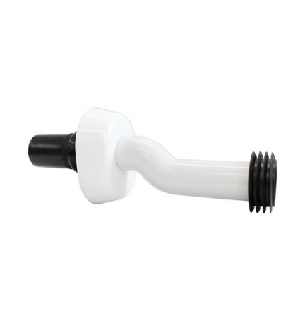 CANOTTO PER CASSETTA WC DA INCASSO ECCENTRICO Bianco