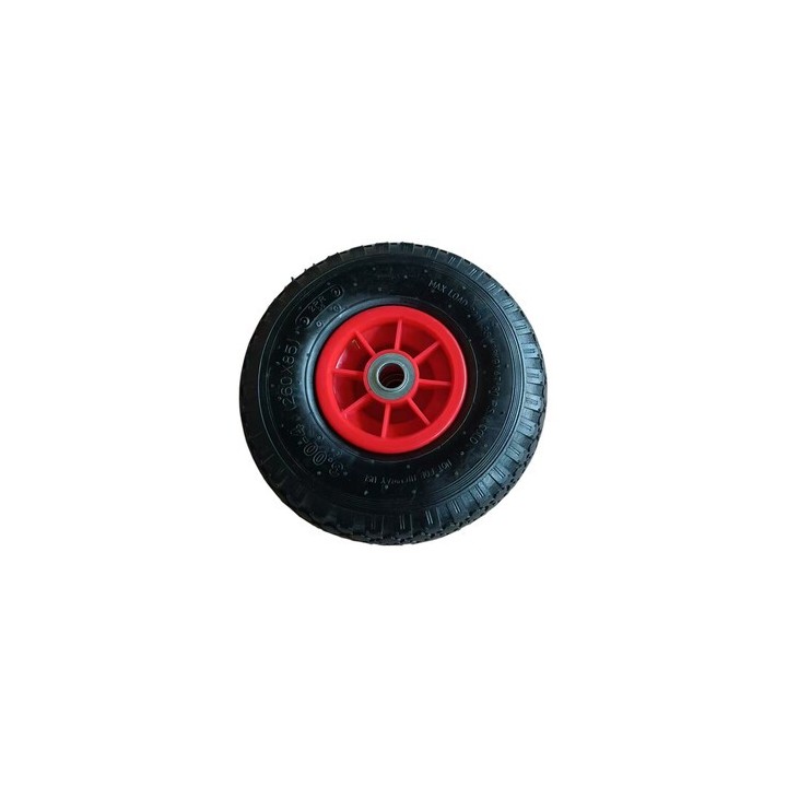 C RUOTA P/CARRELLO NYLON C/CUSCINETTO D 260MM
