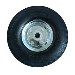 C RUOTA P/CARRELLO ACCIAIO C/CUSCINETTO D 260MM