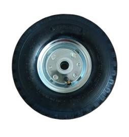 C RUOTA P/CARRELLO ACCIAIO C/CUSCINETTO D 260MM