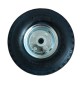 C RUOTA P/CARRELLO ACCIAIO C/CUSCINETTO D 260MM