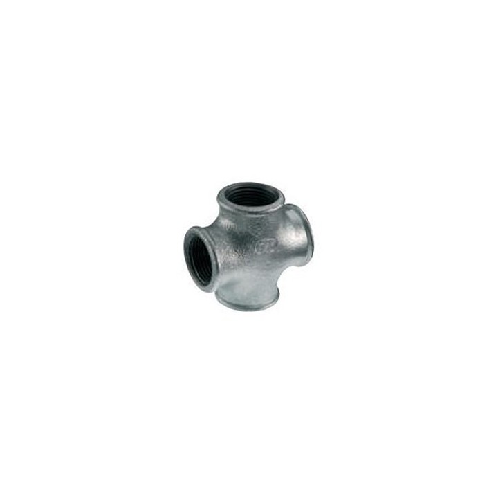 CROCE ZINCATA A 90° 3/8
