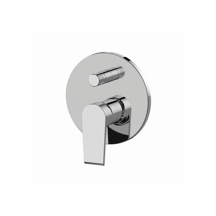MISCELATORE INCASSO DOCCIA C/DEVIATORE 2 VIE A VITONE LINEA ARTIC Cromo