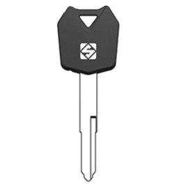 SILCA KW14TE CHIAVE TRANSPONDER VUOTA OTTONE