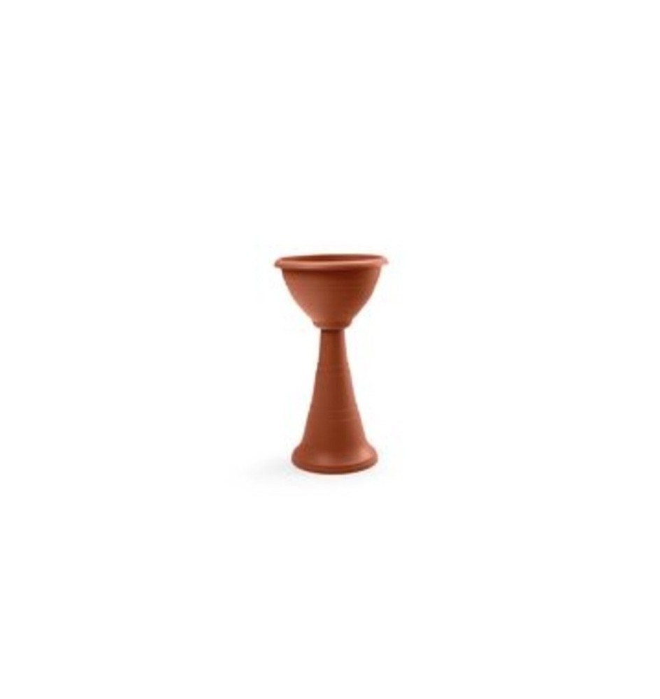 FIORIERA COLONNA TERRACOTTA