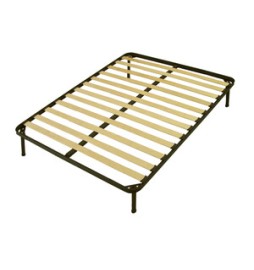 RETE LETTO 1 PIAZZA E MEZZA C/DOGHE 120X190 CM