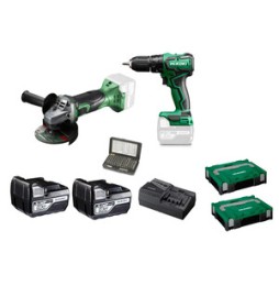 HIKOKI KIT TRAPANO C/PERC+SMERIGL 115MM KC18PK1A1