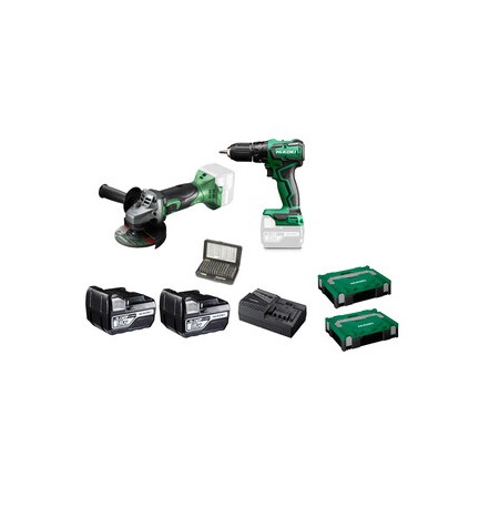 HIKOKI KIT TRAPANO C/PERC+SMERIGL 115MM KC18PK1A1