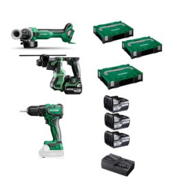 HIKOKI KIT TRAPANO C/PERC+SMERIGLIATRICE+TASSELL. KCIT35A3C5