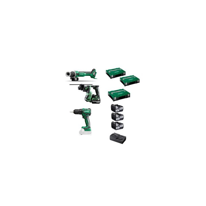 HIKOKI KIT TRAPANO C/PERC+SMERIGLIATR+TASSEL KCIT35A3C5 18V