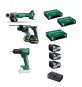 HIKOKI KIT TRAPANO C/PERC+SMERIGLIATR+TASSEL KCIT35A3C5 18V
