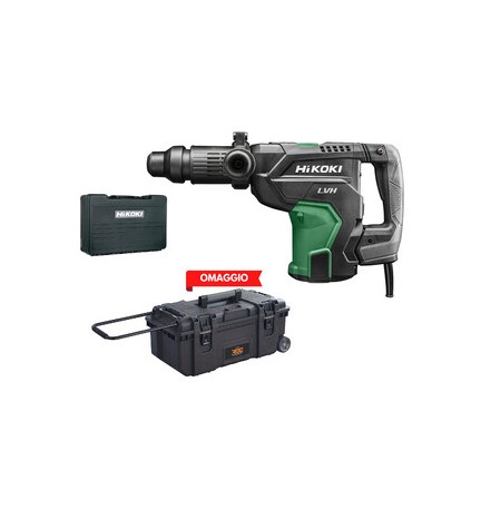 HIKOKI MARTELLO COMBIN DH45MA 1400W 11,3J+TROLLEY