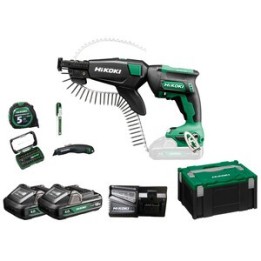 HIKOKI AVVITATORE CARTON W18DB 18V 10NM +CARIC+ACC