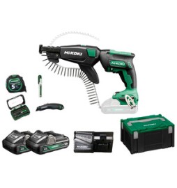 HIKOKI AVVITATORE CARTON W18DB 18V 10NM +CARIC+ACC