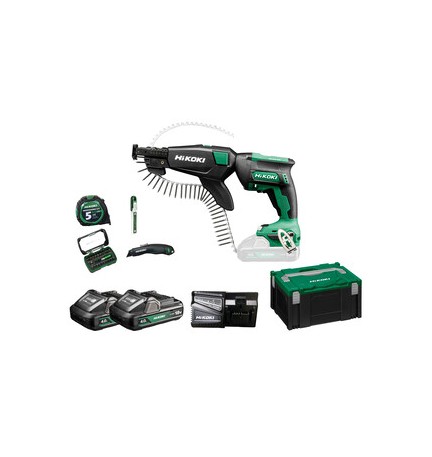 HIKOKI AVVITATORE CARTON W18DB 18V 10NM +CARIC+ACC