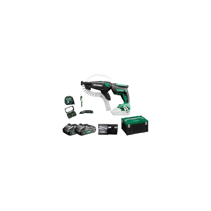 HIKOKI AVVITATORE CARTON W18DB 18V 10NM +CARIC+ACC