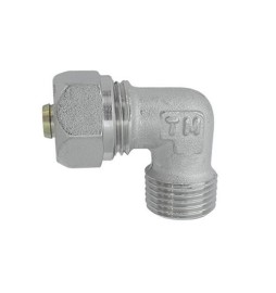 RACCORDO CURVO MASCHIO TIEMME PER MULTISTRATO 3/4 x 16