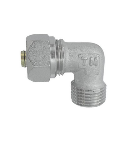 RACCORDO CURVO MASCHIO TIEMME PER MULTISTRATO 3/4 x 16