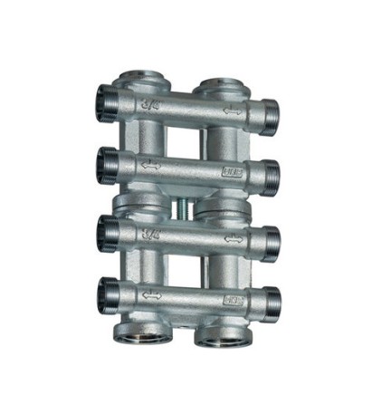 COLLETTORE COMPLANARE PREMONTATO 3/4 x Deriv. 4+4
