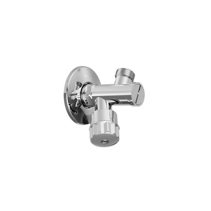 RUBINETTO SOTTOLAVABO A VITONE CON FILTRO SENZA DADO 1/2 x 1/2 cromo