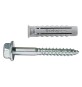 TASSELLO NYLON CON VITE 'SX-BM' SX 8BM Ø  8 x 40 -vite 6  x45 mm