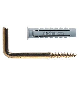 TASSELLO NYLON CON GANCIO APPENDI QUADRO 'SX 4G' SX 4G GOLD Ø 4 x 20 mm
