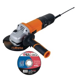 KIT MOLE ABRASIVE INOX/FERRO + SMERIGLIATRICE set 300 pz Ø 115 x 1,6 mm + Beta '1956-115'