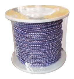 MOLLA ELASTICA LEGABAGAGLI IN BOBINA D. mm 8 x mt. 200 - col. blu