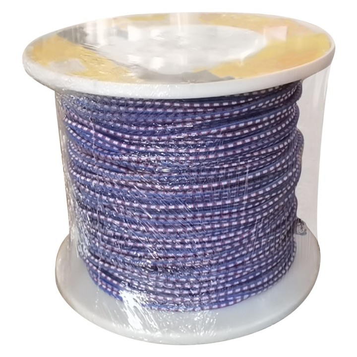 MOLLA ELASTICA LEGABAGAGLI IN BOBINA D. mm 8 x mt. 200 - col. blu