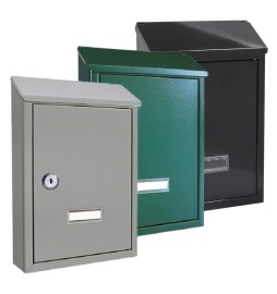 CASSETTA POSTALE 'NINFEA' cm 20,5x6,8x H.30 - verde muschio