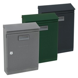 CASSETTA POSTALE 'GARDENIA' cm 23x85x h 32 - grigio argento