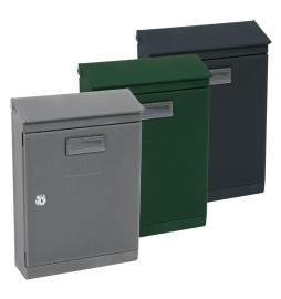 CASSETTA POSTALE 'GARDENIA' cm 23x85x h 32 - grigio argento