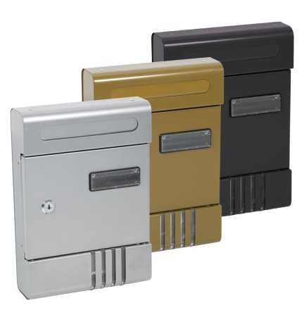 CASSETTA POSTALE 'JASMINE SMALL' cm 20,5x6,5x h 29 - color antracite