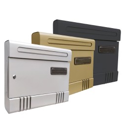 CASSETTA POSTALE 'JASMINE' cm 36,5x6,5x h 29 - antracite